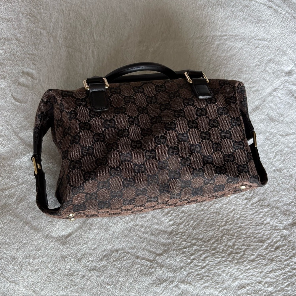 Gucci Dark Brown GG Patterned handbag
